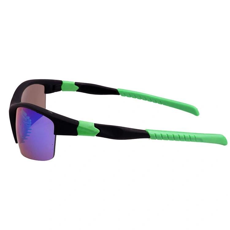 Mirror Coating PC Frame Sports Sunglasses