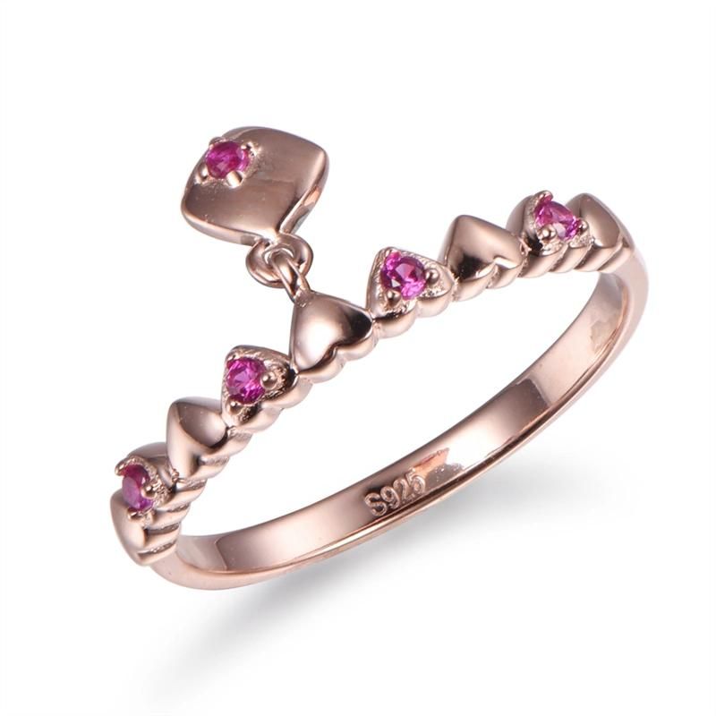 Hot Sale 925 Sterling Silver with CZ Arrow Charm Ring jewellery