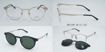 Wholesale Fashion Stainless Frames Lightweight Clip-on Eyewear Polarized Clip on Sunglasses