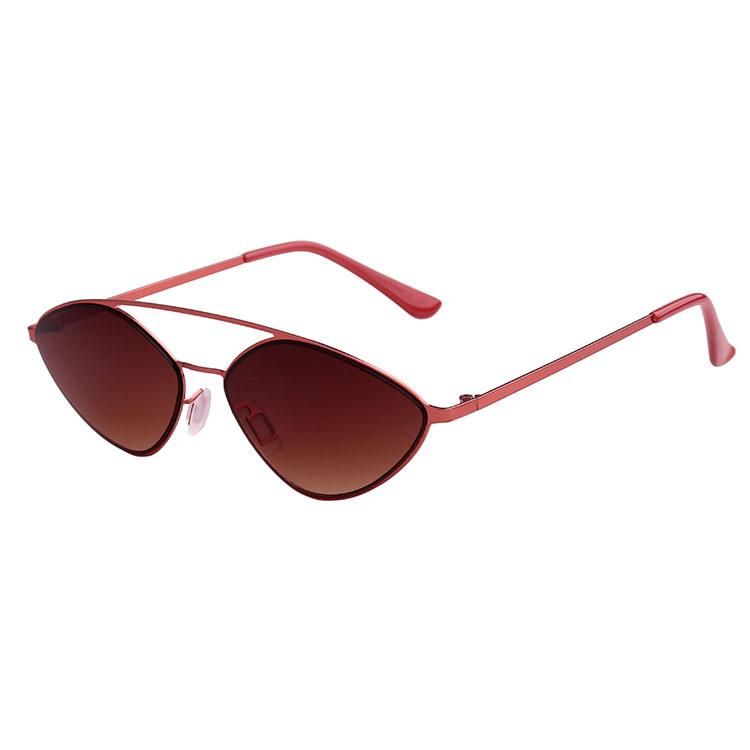 Prismatic Shape with Bar Metal Sunglasses