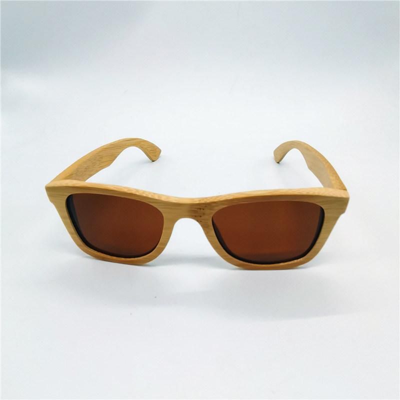 Hand Crafted Natural Bamboo Frame Sunglasses with Fashion Designer
