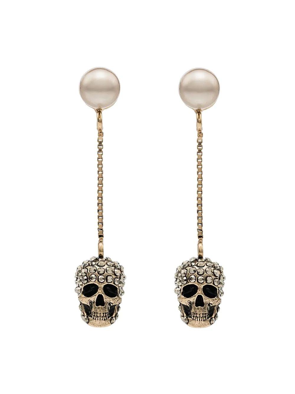 Fashion Personality Skull Metal Earrings Jewelry