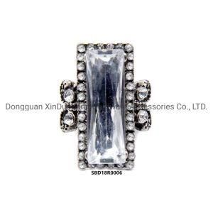 Acrylic Stone and Stretch Band Hardware Accesories Ring Fashion Jewelry