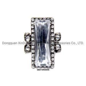 Acrylic Stone and Stretch Band Hardware Accesories Ring Fashion Jewelry