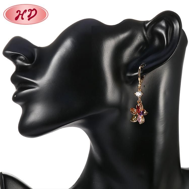 Wholesale Costume Zircon Champaign Gold Plated Jewelry Sets for Gift