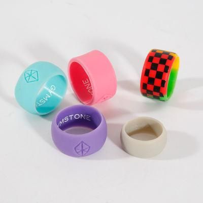 Manufacturer Custom Wholesale Silicon Rubber Finger Ring for Promotional Gift