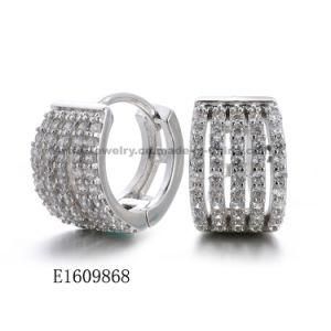 925 Sterling Silver Earring Rhodium Customized Design for Wholesale