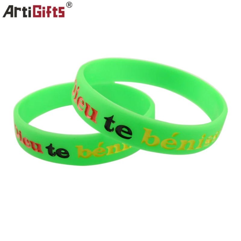 Promotional Silicone Bracelet with Customer Logo