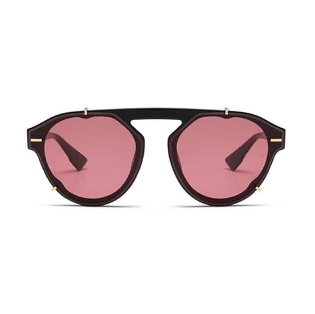 New Trendy UV400 Oversized Square Women Men Metal Dots Street Fashion Sunglasses Ready to Ship