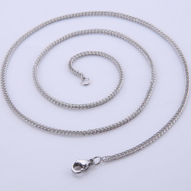 Fashion Wheat Chopin Chain Gold/ Rose Gold/ Silver Necklace for Handbags