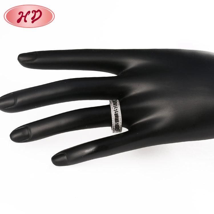Fashionable Costume Diamond 18K White Gold Latest New Model Wedding Rings Jewelry Designs Wholesale