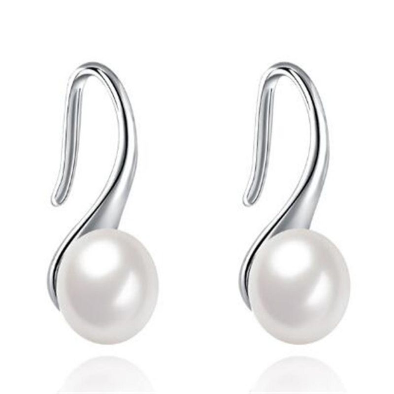 Fashion Simple Silver Color Casual Earrings