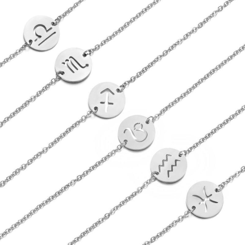 Manufacturer Custom Fashion Jewelry Bracelet High Quality Waterproof Cheap Engrave Charms Bracelet Stainless Steel Bijoux Acier Inoxydable