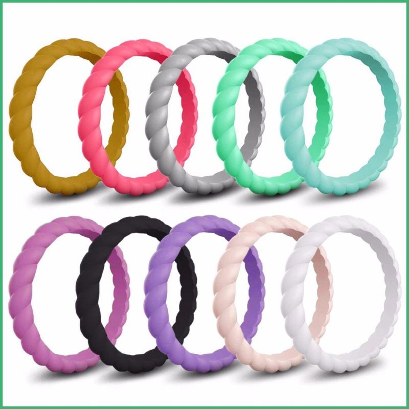 Hot-Selling High Quality Silicone Fashion Ring for Promotional Gifts