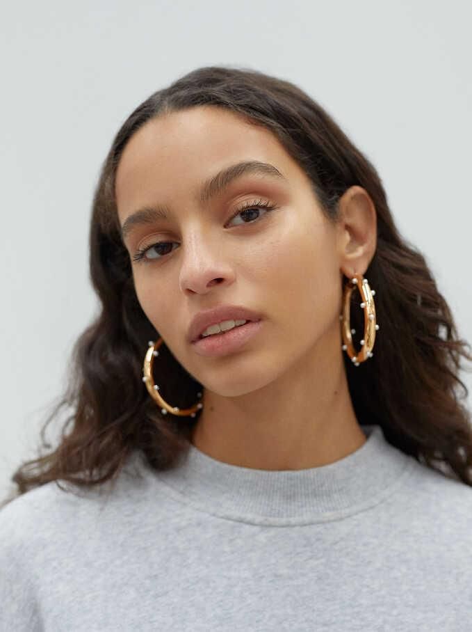 Fashion Simple Large Circle Earrings Jewelry