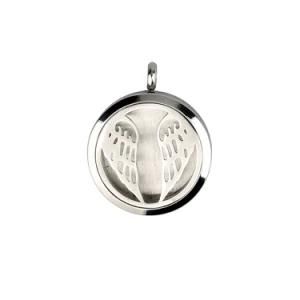 Aromatherapy Jewelry Meaningful Style Angel Wings Essential Oil Diffuser Pendant