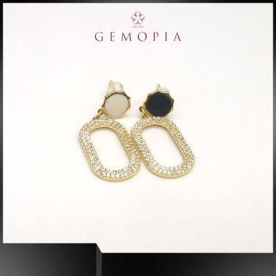 European Popular Fashion 18K Gold Style Earrings Jewelry