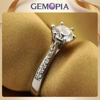 New Style 18K Yellow Gold 925 Sterling Silver with CZ Ring