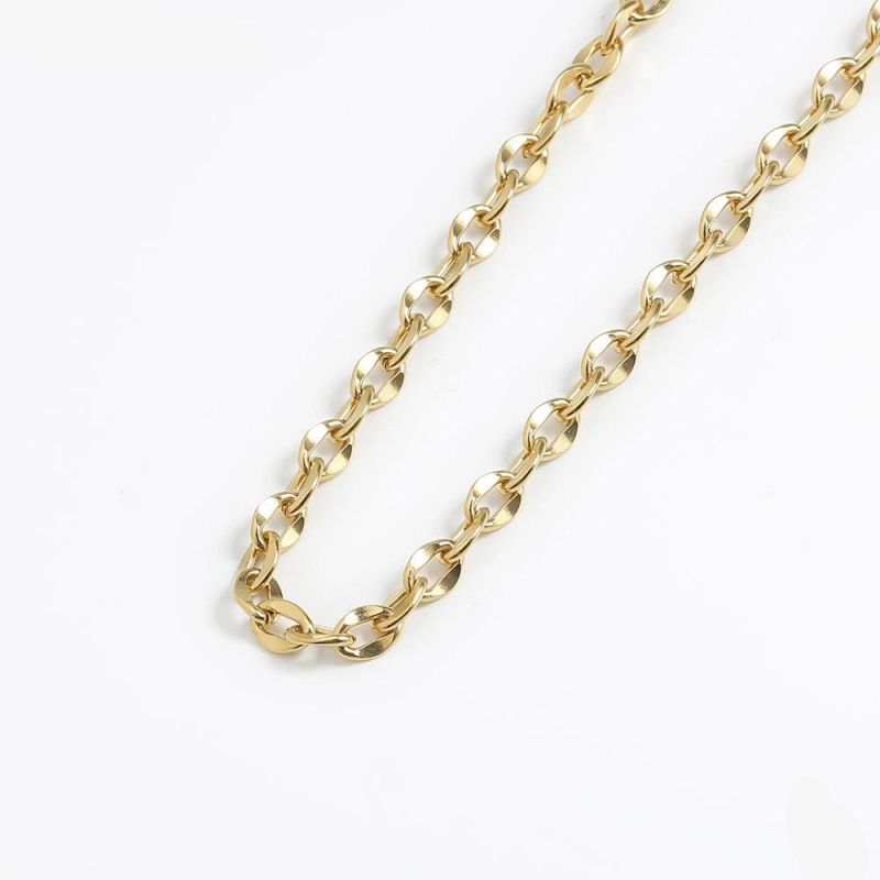 Manufacturer Custom Jewelry 2022 New Arrivals Gold Plated 18K Fashion Necklaces Waterproof 14K Jewelry Stainless Steel Wholesale Fashion Men Women Unisex