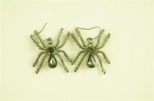 Spider Alloy Paved Stones Earring