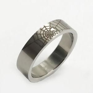 Fashion New Star Spider-Man Stainless Steel Titanium Ring