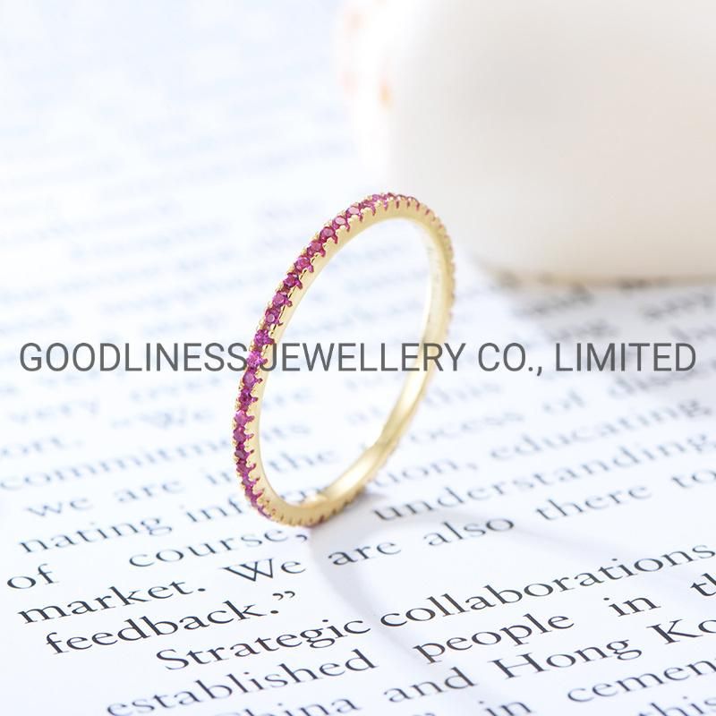 925 Sterling Silver Fine Jewelry Women Stacking Rings