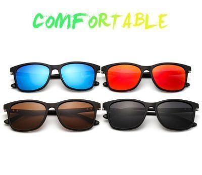 New Retro Men Tr90 Frame Polarized Sunglasses