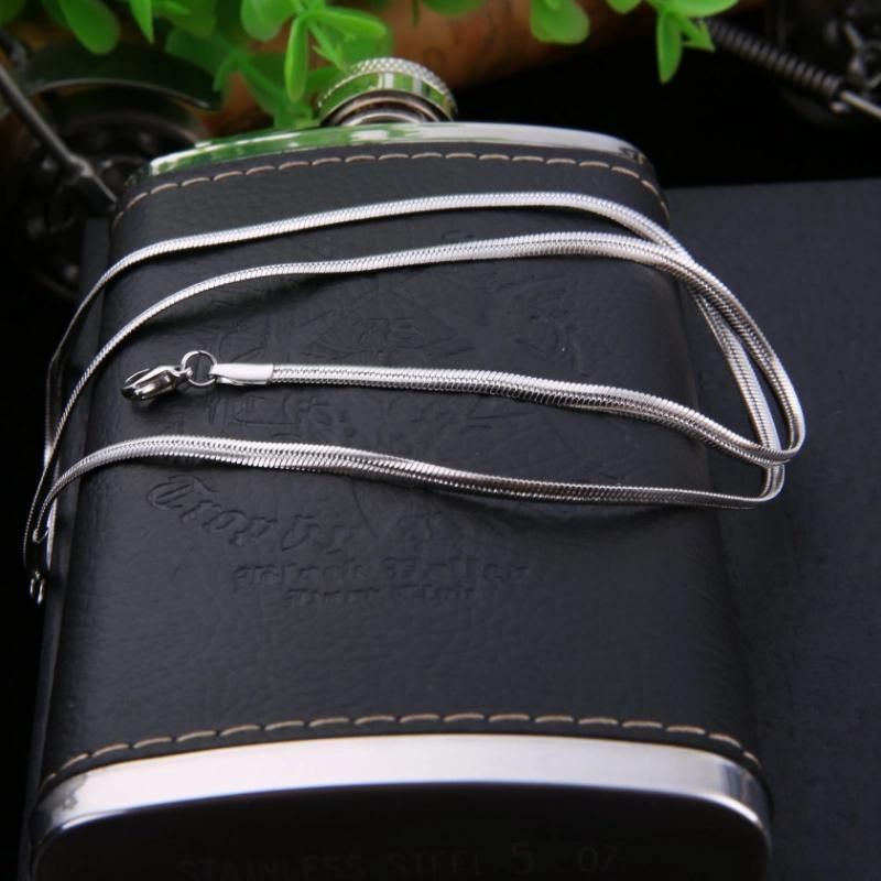 Fashion Push Secret Snake Chain Stainless Steel Jewelry Necklace