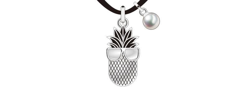 Cool and Handsome Pineapple Glasses Style Jewelry Set