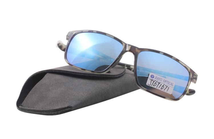 Xiamen Manufacturer Fashion CE UV400 Mirror Polarized Unisex Plastic Sunglasses