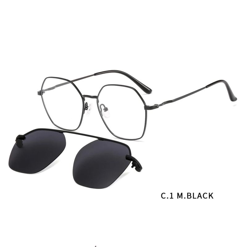 Polarized Lens for Prescription Glasses Metal Polarized Clip on Sunglasses Magnet Clip on Sunglasses