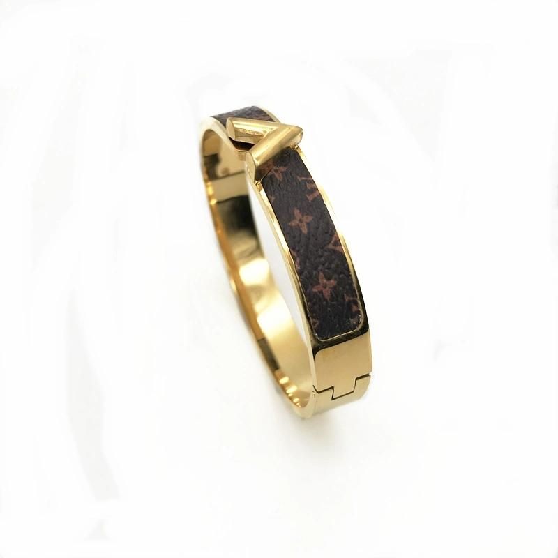 Leather Bracelet Steel Jewelry Carving Letter Be Yourself Bracelets & Bangles New Design Bangle Jewelry Gift