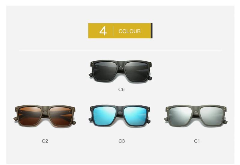 Ready to Ship Fashion Polarized Light PC Sunglasses