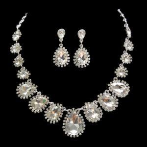 Wedding Jewelry Classical Crystal Choker Necklace Set