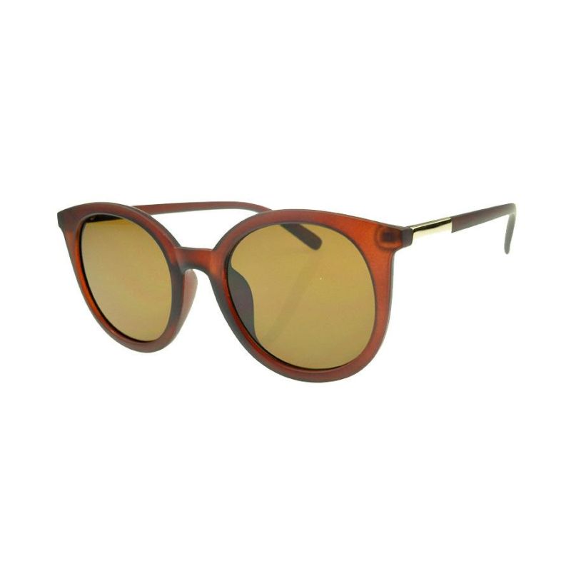 2018 Hot Selling Round Sunglasses with Metal Decoration