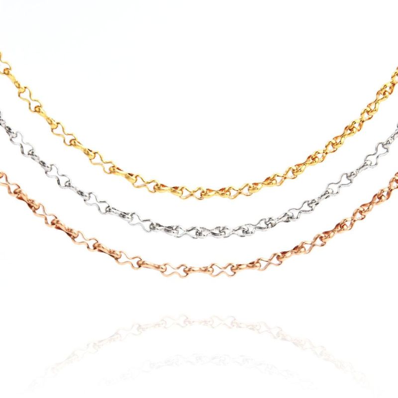 New Trendy Design Surgical 316L Stainless Steel Eight Chain Necklaces for Fashion Women Accessories