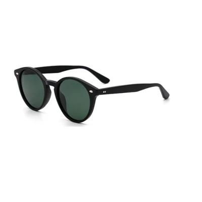 Modern Design Fashion Acetate Sunglasses Polarized Sunglasses Custom Logo Round Glasses for Women Men
