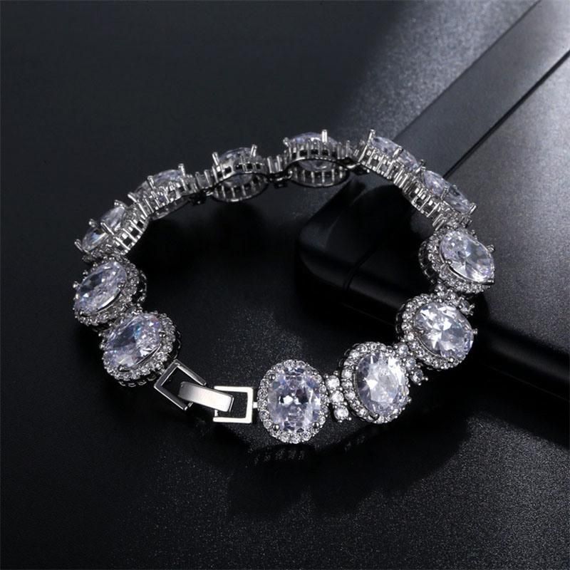Round Full Diamond Retro Fashion Zircon Bracelet Jewelry