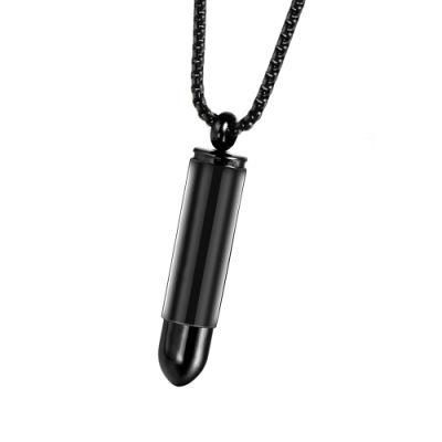 Commemorative Urn Pet Cremation Ashes Perfume Bottle Jewelry Series Cross Bullet Pendant Necklace