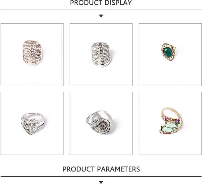 Newest Design Fashion Jewelry Rhinestone Ring