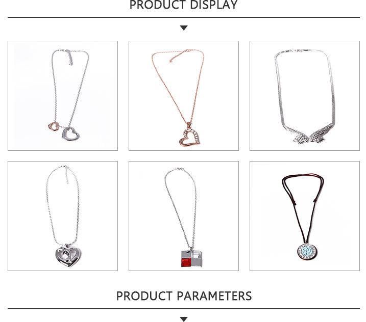 2020 Alloy Fashion Jewelry Necklace with Gold Silver Heart