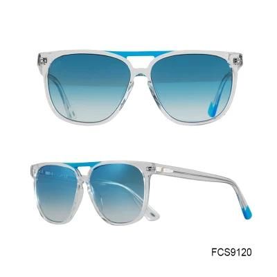 Customized Nice Quality New Style Retro Acetate Sunglasses