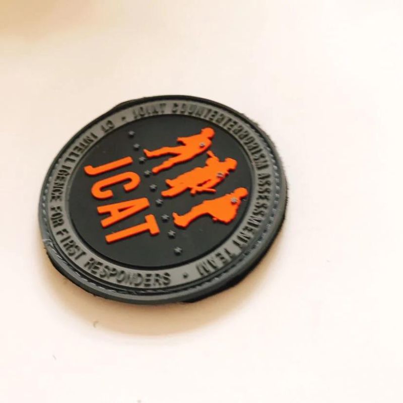 Low Price PVC Customized Hook and Loop Fasteners Embroidery