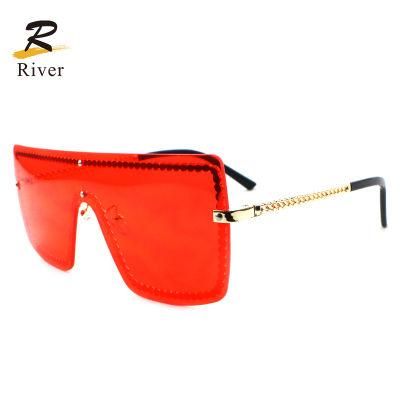 Oversize Fashion Stock Women Frameless Sunglasses