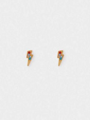 Wholesale Jewelry Short Stainless Steel Stud Earrings with Crystals