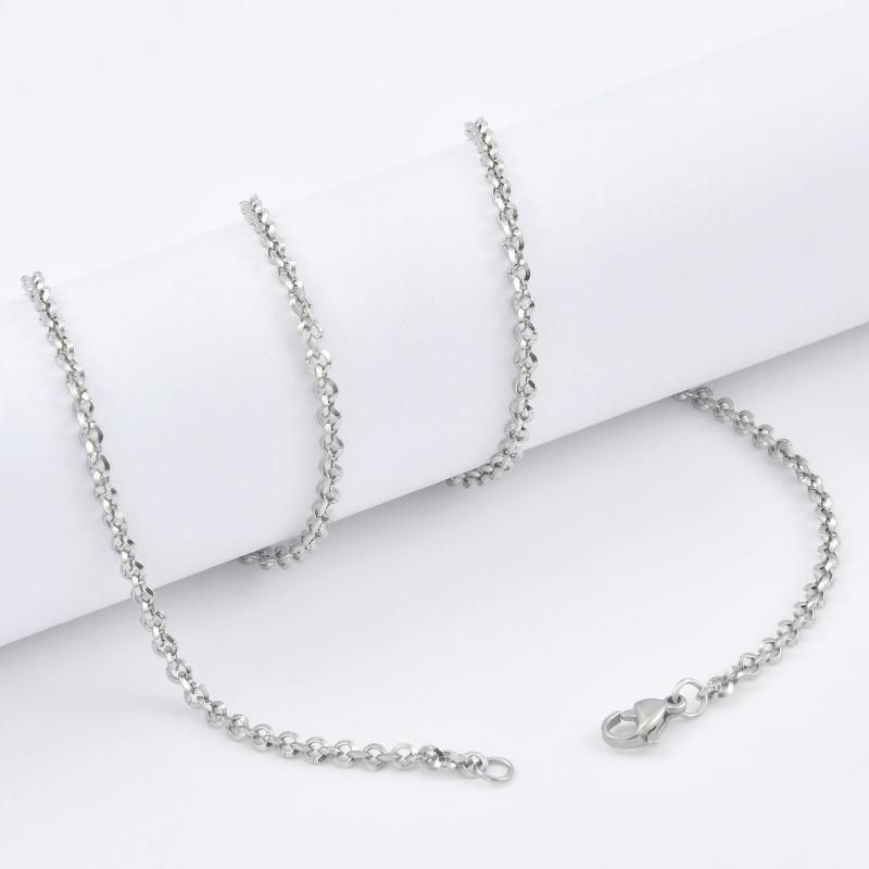 Hot Selling Fashion Accessories Jewelry Triangle Wire Belcher Chain Jewellry for Bracelet Necklace Jewelry Design