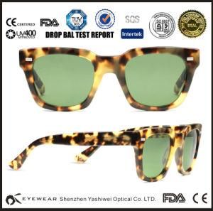 New Custom Italian Acetate Tortoise UV400 Polarized Sunglasses 2015