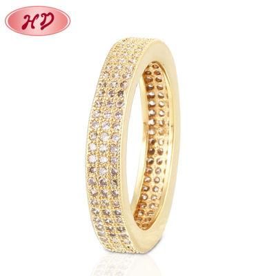 Fashion New Design CZ Jewelry Supplies Wholesale AAA Cubic Zirconia Gold Rings Design for Boys
