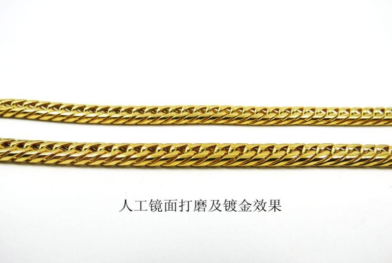 24K Gold Plated Necklace Luxury Chain