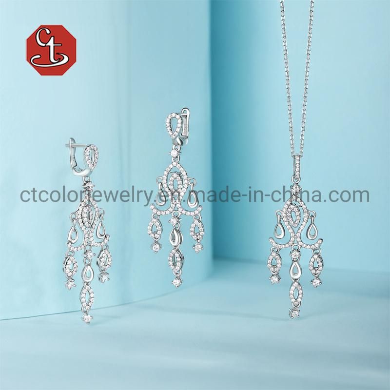 Wholesale 925 Sterling Silver Creative Design Fashion Jewelry Cubic Zircon Earring